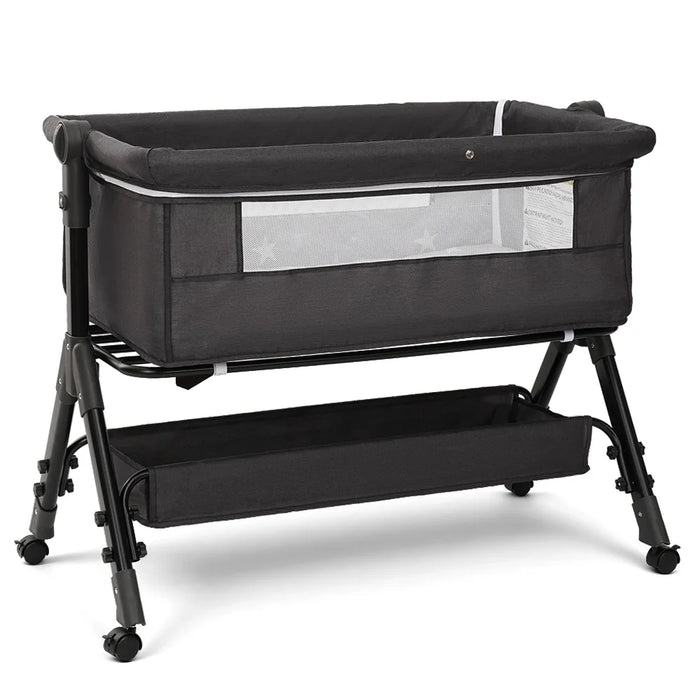 3-in-1 Bedside Bassinet with Canopy and Wheels, product photo 6
