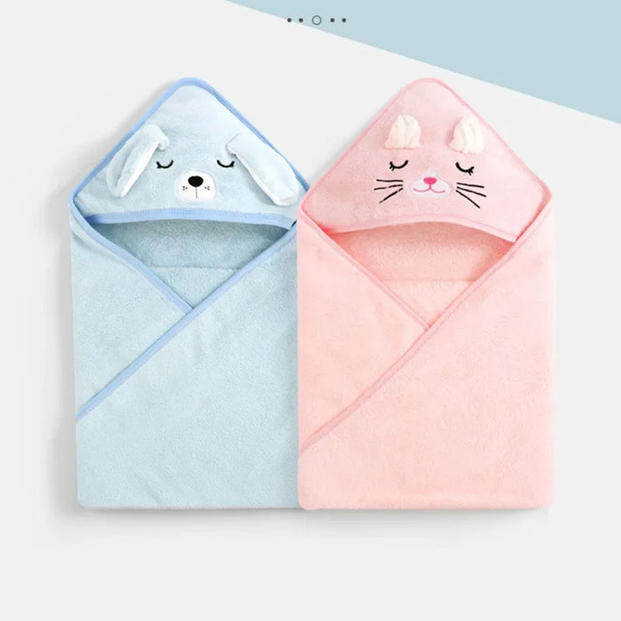 Hooded Baby Towel, Animal Design, product photo 2