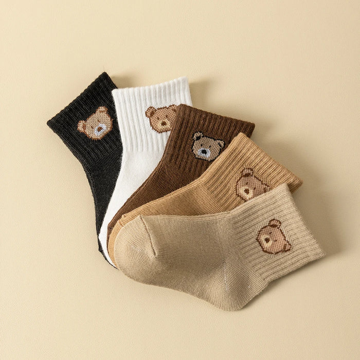 Baby Socks with Bear Design, 5 or 10 Pairs, product photo 2