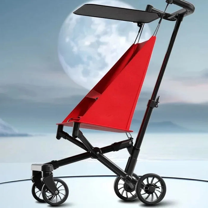 Lightweight Travel Stroller, Foldable, Red