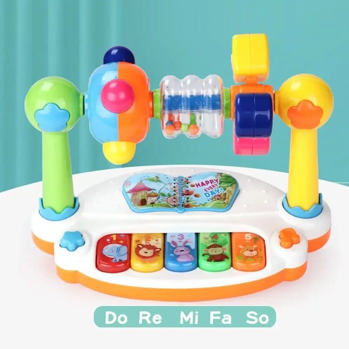 Spinning Baby Piano Toy with Lights and Music, product photo 2