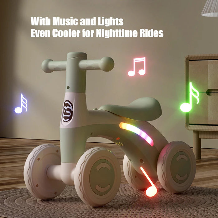 Baby Glider Bike, 4-Wheel Ride-On, product photo 2