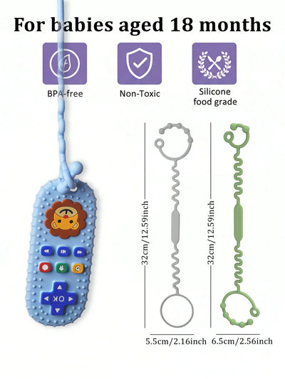 Silicone Toy Straps, 5-Pack