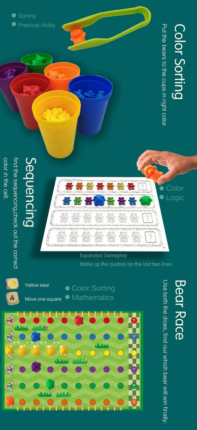 Rainbow Counting Bears Math & Sorting Set