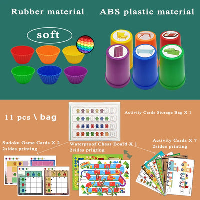 Rainbow Counting Bears Math & Sorting Set
