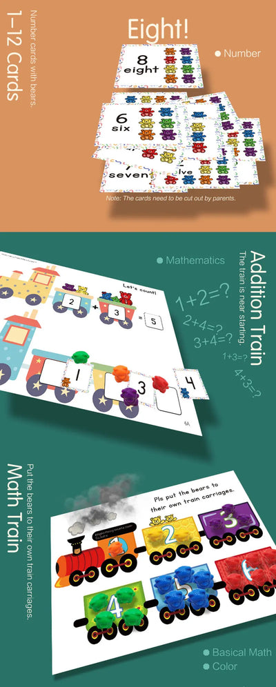 Rainbow Counting Bears Math & Sorting Set
