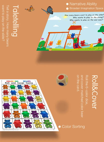 Rainbow Counting Bears Math & Sorting Set