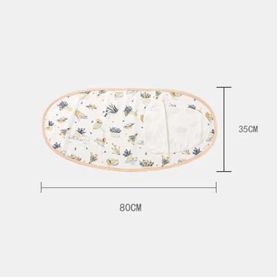 Cotton Muslin Swaddle Wrap, 0–6 Months