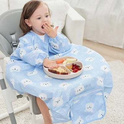 Waterproof Bib Coverall for High Chairs