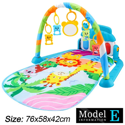 Baby Play Gym with Kick Piano Mat