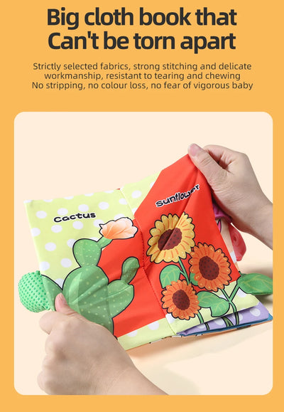 Soft Cloth Book for Babies, 4 Pages