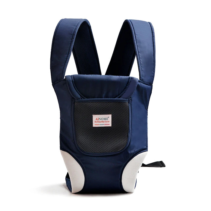 Baby Carrier Backpack, 3-in-1 Cotton, blue