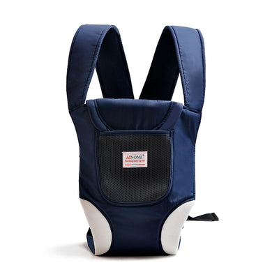 Baby Carrier Backpack, 3-in-1 Cotton, blue