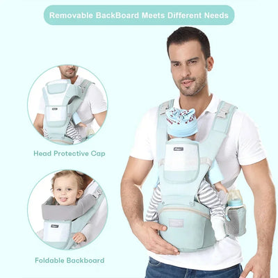 Ergonomic Baby Carrier with Hip Seat, 3–36 Months