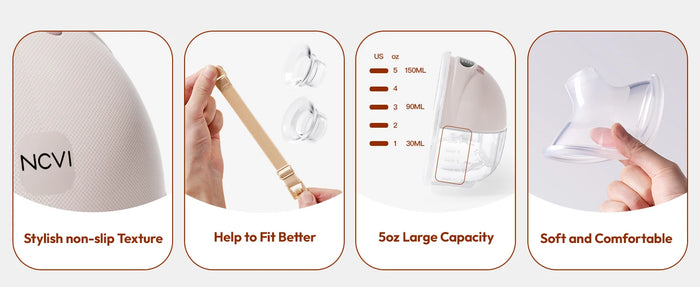 Wearable Breast Pump, Hands-Free, product photo 2