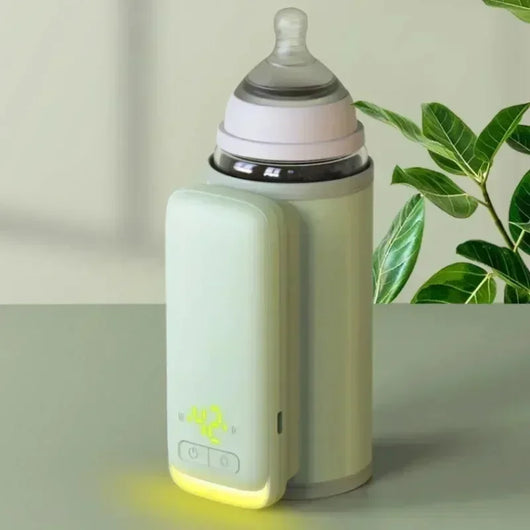 Portable Bottle Warmer, Rechargeable, Green, USB