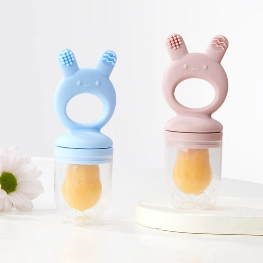 Silicone Fruit Feeder & Freezer Tray Set