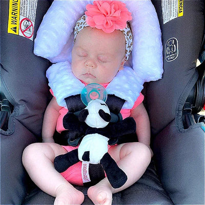 Car Seat Strap Covers with Head Pillow