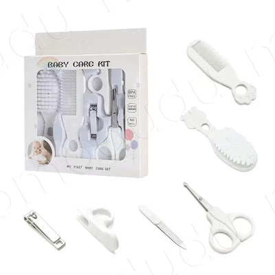 Baby Grooming Kit, 6 Pieces, white
