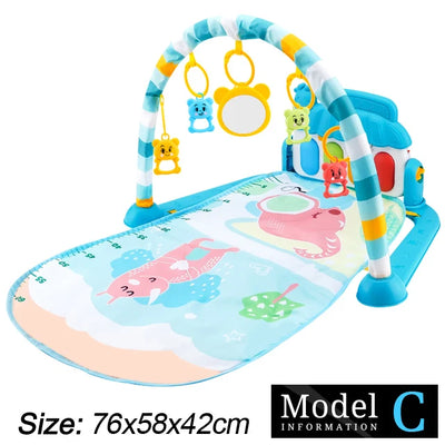 Baby Play Gym with Kick Piano Mat