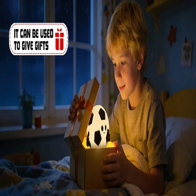Soccer Ball Silicone Night Light, 7 Colors