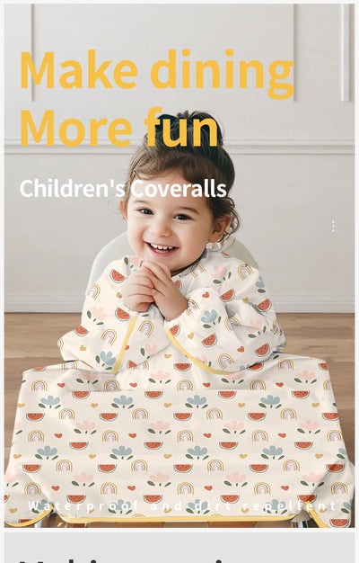 Long-Sleeve Waterproof Smock Bib