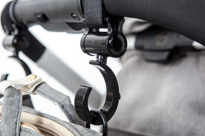 Stroller Hooks, 2-Pack, 360° Rotating