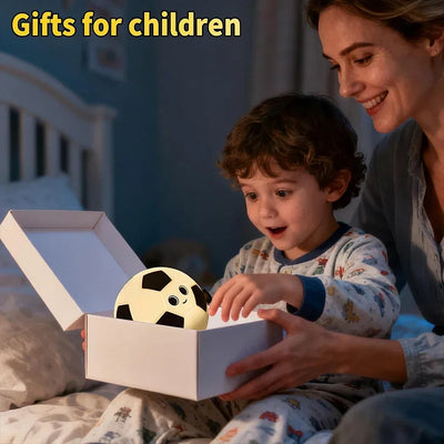 Soccer Ball Silicone Night Light, 7 Colors