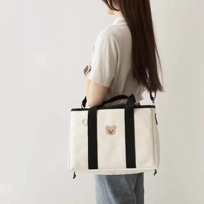 Diaper Tote Bag for Moms, Black