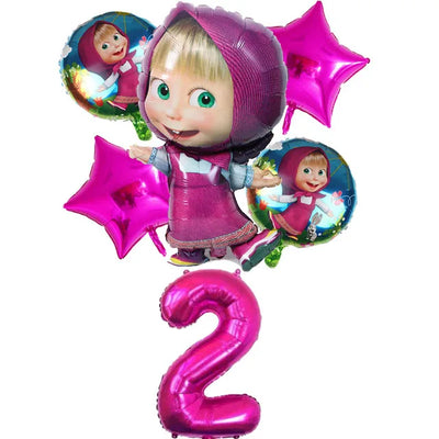 Bear & Girl Themed Birthday Party Supplies