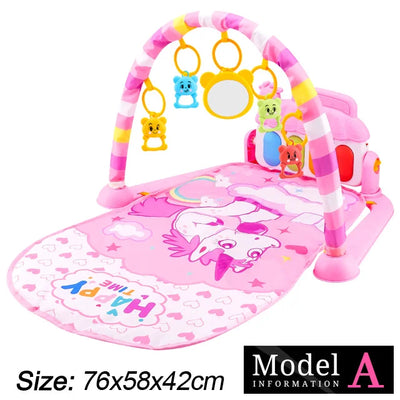 Baby Play Gym with Kick Piano Mat