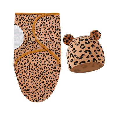 Cotton Swaddle Wrap with Hat