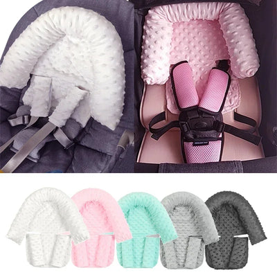 Car Seat Strap Covers with Head Pillow