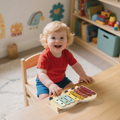 Wooden Xylophone Music Toy