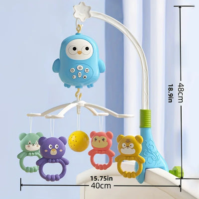 Musical Crib Mobile with Night Light Projector