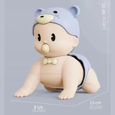 Crawling Baby Animal Toy with Music & Lights