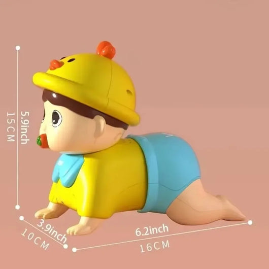 Crawling Baby Animal Toy with Music & Lights