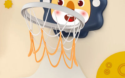Kids' Wall-Mount Basketball Hoop with Ball