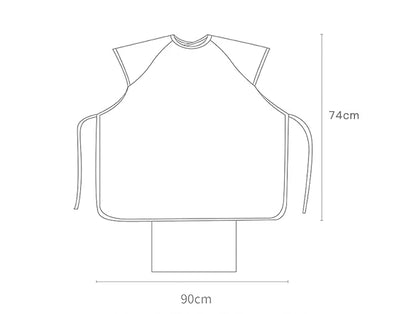 Waterproof Bib Coverall for High Chairs