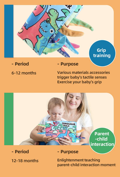 Soft Cloth Book for Babies, 4 Pages