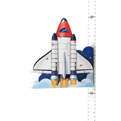 3D Animal Height Chart Wall Stickers