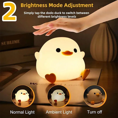 Axolotl Silicone Night Light, Rechargeable