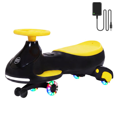 12V Electric Wiggle Car with Pedal & Lights