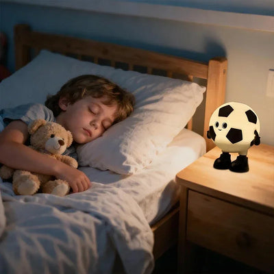 Soccer Ball Silicone Night Light, 7 Colors