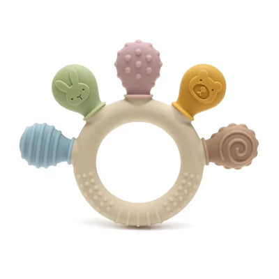 Silicone Animal Teether Ring