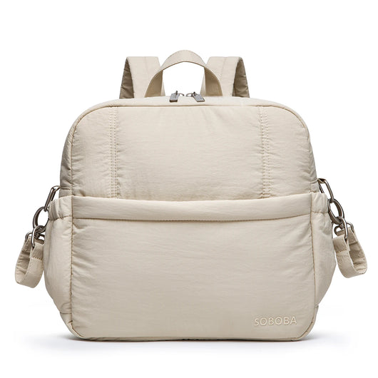 Soboba Diaper Bag Backpack, Large, Pebble