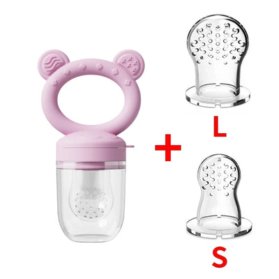 Silicone Fruit Feeder & Freezer Tray Set