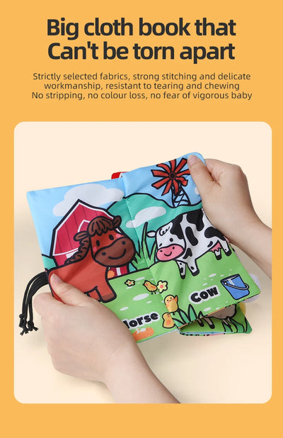 Soft Cloth Book for Babies, 4 Pages