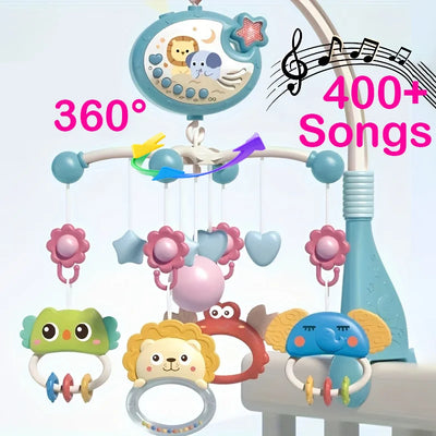 Musical Crib Mobile with Night Light Projector