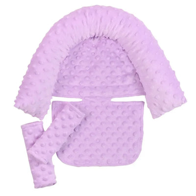 Car Seat Strap Covers with Head Pillow